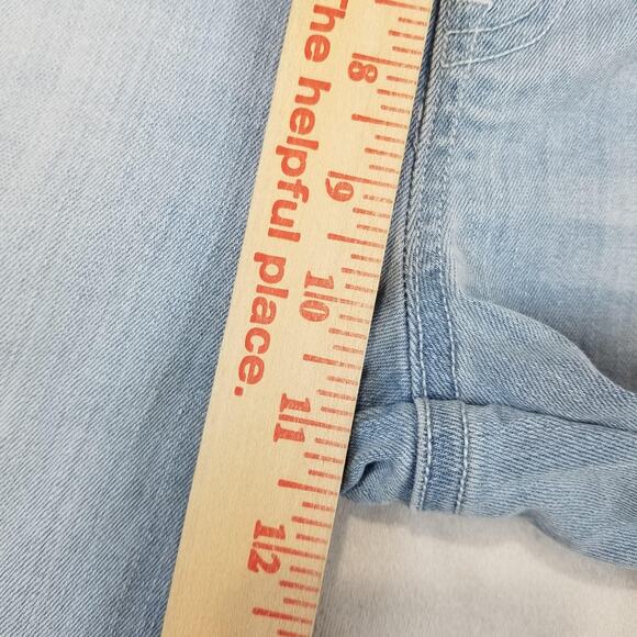 Spanx Jeans Womens Small Tall Light Wash Flare Pull On High Rise Stretch 20348T - Picture 9 of 11